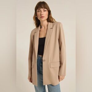 NWT Z Supply Women’s Tan Do It All Relaxed Blazer